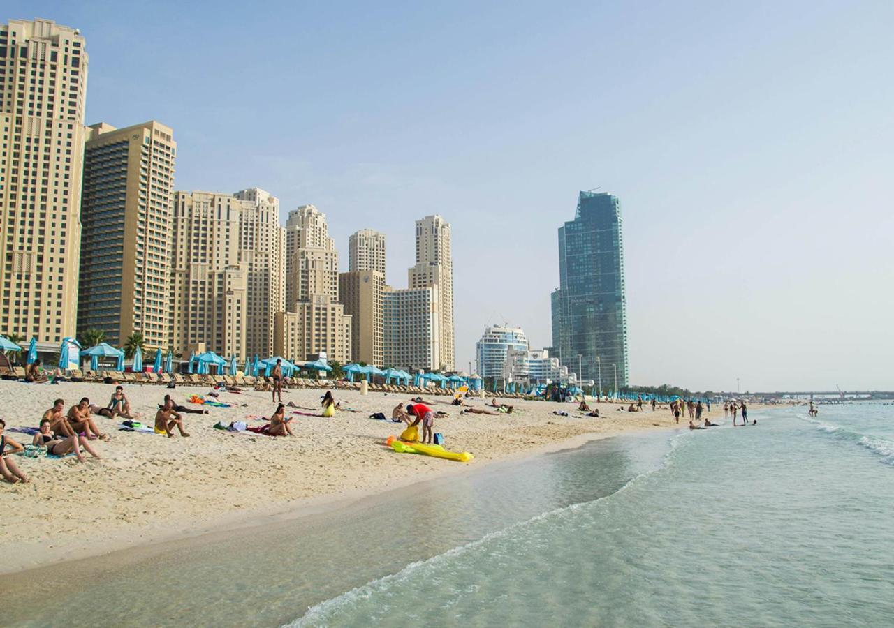 Walk To The Beach Or Enjoy The Amazing View From The Balcony Apartment Дубай Екстериор снимка